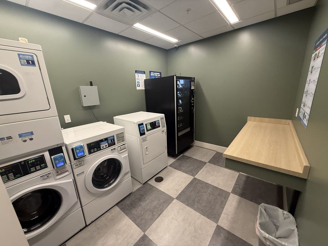 Shared laundry room