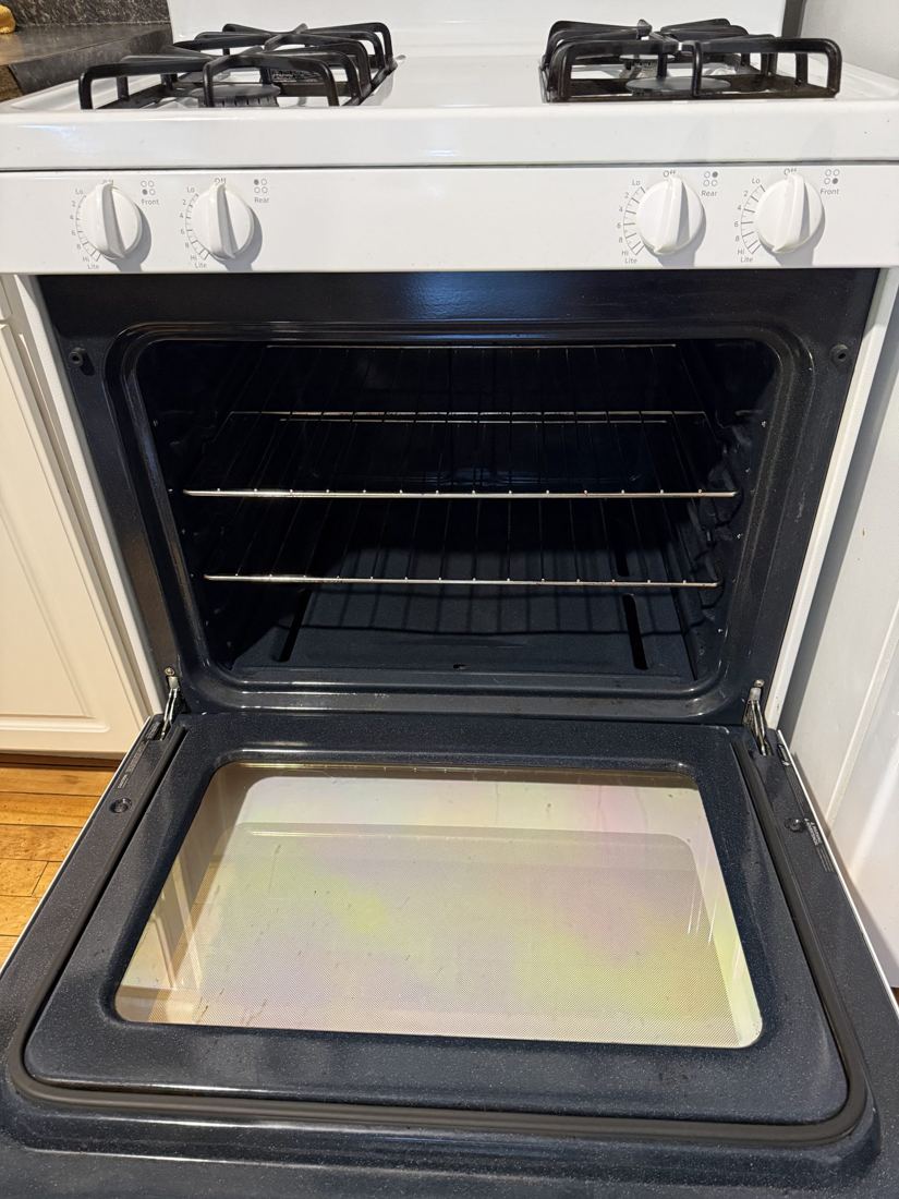 Oven after cleaning